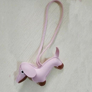 Image of a dachshund accessory in the color pink