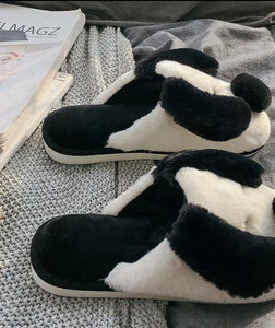 Dalmatian Love Warm Indoor Slippers-Footwear-Dalmatian, Dogs, Footwear, Slippers-5