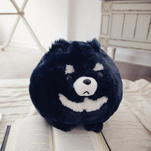 Load image into Gallery viewer, Image of an adorable Dog stuffed animal plush toy pillow in the color black