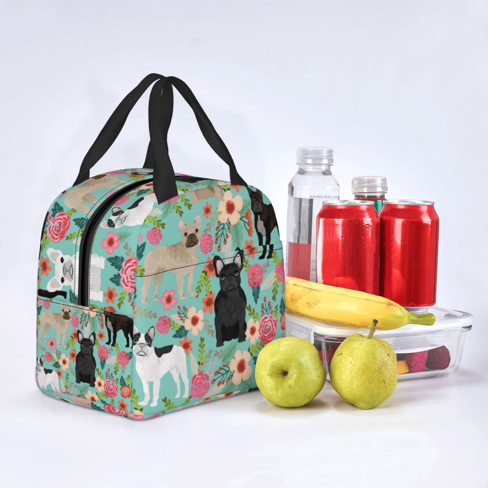 Keep Your Lunch Fresh & Hot, Smile Pattern Zipper Lunch Bag With Aluminum  Foil Insulation Insulated Lunch Bag School Lunch Box Lunch Container