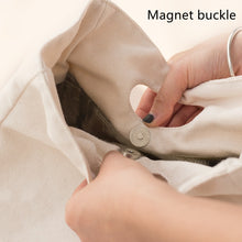 Load image into Gallery viewer, Image of the magnetic buckle of french bulldog lunch bag