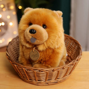 Fuzzy Chow Chow Stuffed Animal Plush Toy-Soft Toy-Chow Chow, Dogs, Home Decor, Soft Toy, Stuffed Animal-3