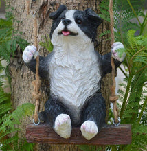 Load image into Gallery viewer, Hanging Border Collie Love Garden Statue-Home Decor-Border Collie, Dogs, Home Decor, Statue-2