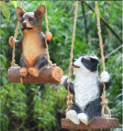 Hanging Corgi Love Garden Statues-Home Decor-Corgi, Dogs, Home Decor, Statue-8