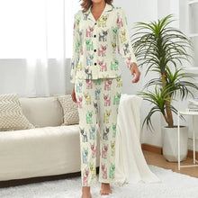 Load image into Gallery viewer, image of chihuahua pajamas for women - beige
