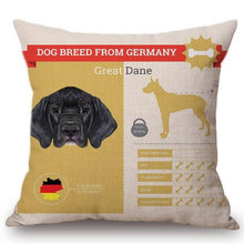 Load image into Gallery viewer, Know Your Shiba Inu Cushion Cover - Series 1Home DecorOne SizeGreat Dane