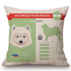 Know Your Shiba Inu Cushion Cover - Series 1Home DecorOne SizeSamoyed