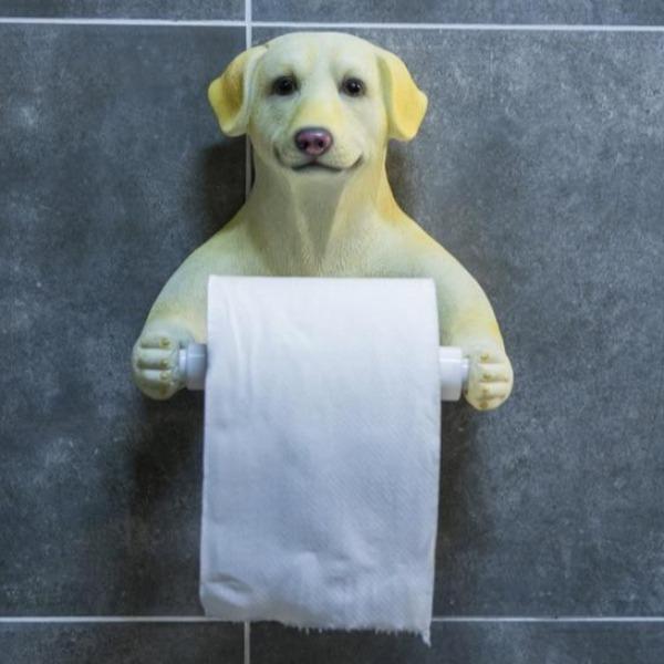 Labrador Love Toilet Roll Holder Bathroom Decor