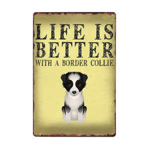 Life Is Better With A Newfoundland Tin Poster-Sign Board-Dogs, Home Decor, Newfoundland, Sign Board-Newfoundland-11