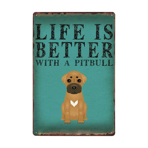 Life Is Better With A Newfoundland Tin Poster-Sign Board-Dogs, Home Decor, Newfoundland, Sign Board-Newfoundland-3