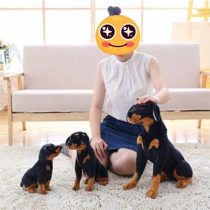 Lifelike Rottweiler Stuffed Animal Plush Toys-Soft Toy-Dogs, Home Decor, Rottweiler, Soft Toy, Stuffed Animal-5