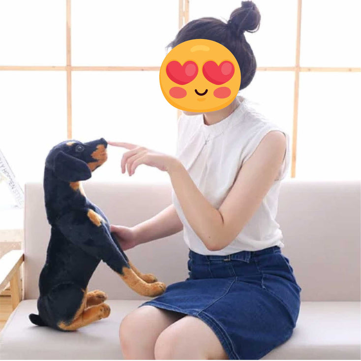 Lifelike Rottweiler Stuffed Animal Plush Toys-Soft Toy-Dogs, Home Decor, Rottweiler, Soft Toy, Stuffed Animal-1