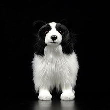 Load image into Gallery viewer, Lifelike Standing Border Collie Soft Plush Toy-Home Decor-Border Collie, Dogs, Home Decor, Soft Toy, Stuffed Animal-4