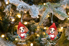 Load image into Gallery viewer, Merry Cavalier King Charles Spaniel Christmas Tree Ornament-Christmas Ornament-Cavalier King Charles Spaniel, Christmas, Dogs-6