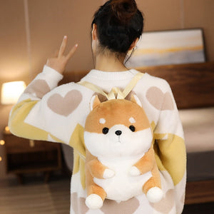 Most Adorable Shiba Inu Plush Backpack for Kids-Accessories-Accessories, Bags, Dogs, Shiba Inu-3