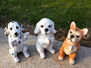Namaste French Bulldog Garden Statue-Home Decor-Dogs, French Bulldog, Home Decor, Statue-6
