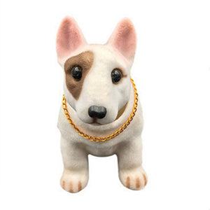 Nodding Bull Terrier Smooth Coat Bobblehead-Car Accessories-Bobbleheads, Bull Terrier, Car Accessories, Dogs-2