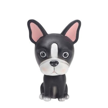 Image of a nodding Boston Terrier bobblehead