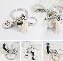 Load image into Gallery viewer, Papillon Love 3D Metal Keychain-Key Chain-Accessories, Dogs, Keychain, Papillon-17