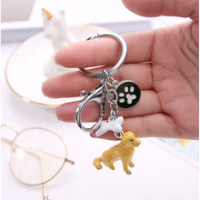 Load image into Gallery viewer, Papillon Love 3D Metal Keychain-Key Chain-Accessories, Dogs, Keychain, Papillon-Labrador-19