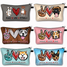 Load image into Gallery viewer, Peace, Love and German Shepherds Multipurpose Pouches-Accessories-Accessories, Bags, Dogs, German Shepherd-10