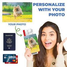 Load image into Gallery viewer, Custom Passport Wallet for Dog Owners - Personalized Travel Companion-Personalized Dog Gifts-Accessories, Dogs, Passport Wallet, Personalized Dog Gifts-1