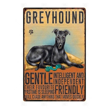 Why I Love My Whippet Tin Poster - Series 1-Sign Board-Dogs, Home Decor, Sign Board, Whippet-Greyhound-15