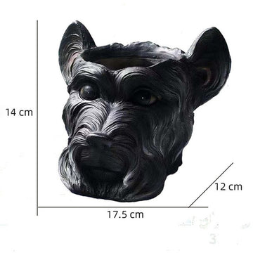 Scottish Terrier Love Decorative Flower Pot-Home Decor-Dogs, Flower Pot, Home Decor, Scottish Terrier-5