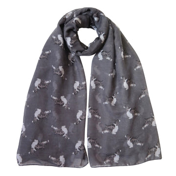 Infinite English Springer Spaniel Love Womens Scarves-Accessories-Accessories, Dogs, English Springer Spaniel, Scarf-3