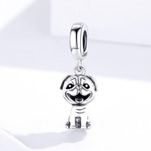 Load image into Gallery viewer, Image of a smiling Pug pendant
