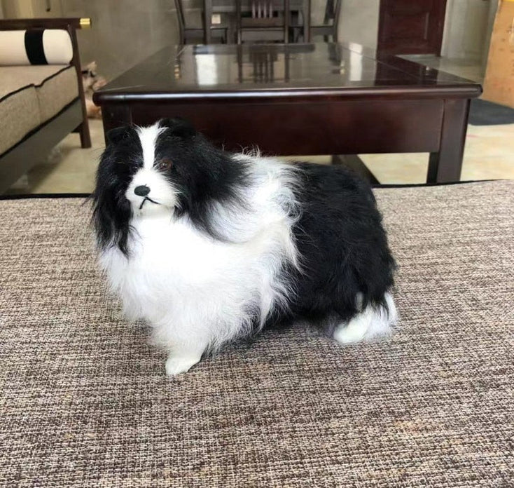 Realistic Border Collie Stuffed Animal Plush Toy-Soft Toy-Border Collie, Dogs, Home Decor, Soft Toy, Stuffed Animal-2