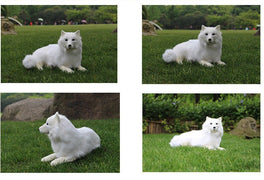 Realistic Samoyed Stuffed Animal Plush Toy-Soft Toy-Dogs, Home Decor, Samoyed, Soft Toy, Stuffed Animal-3