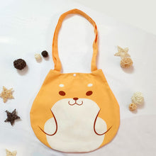 Load image into Gallery viewer, Roly Poly Shiba Inu Canvas Handbag-Accessories-Accessories, Bags, Dogs, Shiba Inu-14