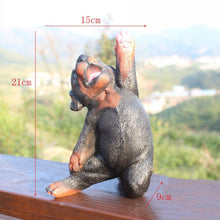 Load image into Gallery viewer, Image of rottweiler garden statue size