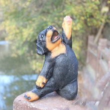Load image into Gallery viewer, Image of rottweiler garden statue
