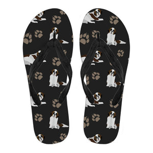 Saint Bernard Love Simple Slippers-Footwear-Dogs, Footwear, Saint Bernard, Slippers-7
