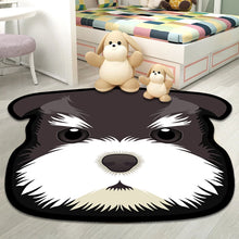 Load image into Gallery viewer, Image of a schnauzer rug in a children&#39;s room