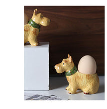 Load image into Gallery viewer, Scottish Terrier Love Ceramic Egg Holder - 2 pcsHome Decor