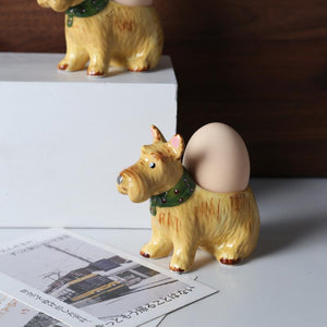 Scottish Terrier Love Ceramic Egg Holder - 2 pcsHome Decor