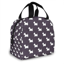 Load image into Gallery viewer, Scottish Terrier Love Insulated Lunch Bags with Exterior Pocket-Accessories-Accessories, Bags, Dogs, Lunch Bags, Scottish Terrier-17