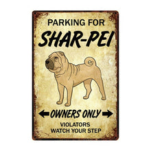 Load image into Gallery viewer, Scottish Terrier Love Reserved Parking Sign Board-Sign Board-Car Accessories, Dogs, Home Decor, Scottish Terrier, Sign Board-20