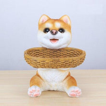 Load image into Gallery viewer, Shiba Inu Love Tabletop Organiser &amp; Piggy Bank StatueHome Decor