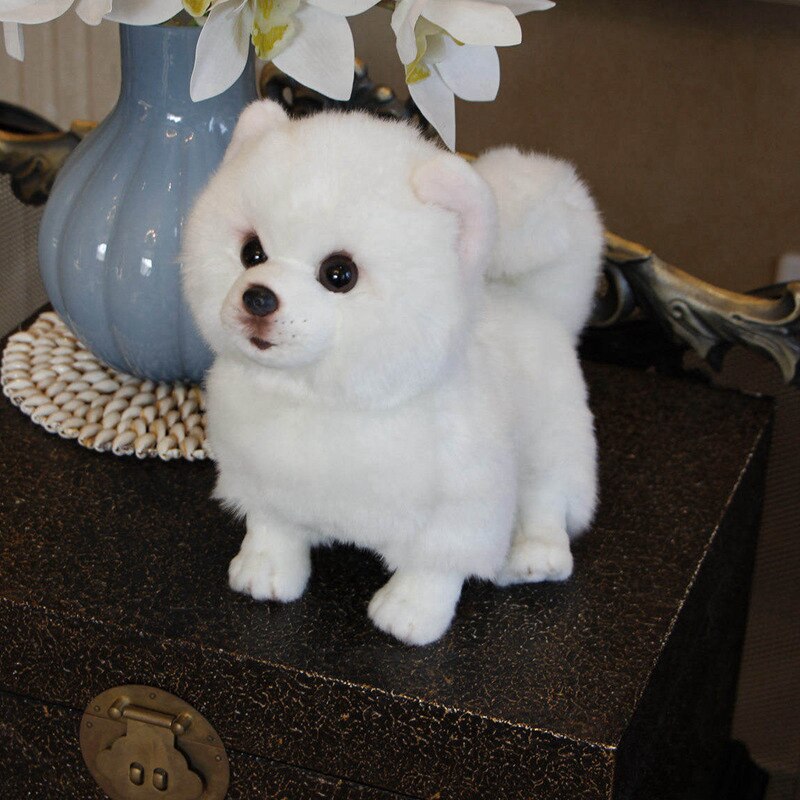 Pomeranian Dogs, Plush Pomeranian Stuffed Animal Toys Puppy Doll