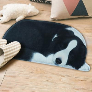 Sleeping Beagle Floor RugMatBorder CollieSmall