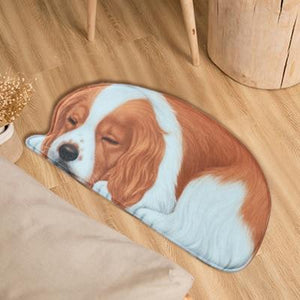Sleeping Boston Terrier / French Bulldog Floor RugMatCocker SpanielSmall