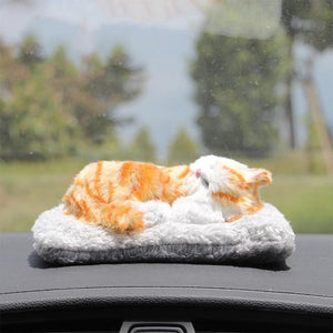 Sleeping Cavalier King Charles Spaniel Car Air FreshenerCar AccessoriesOrange Cat