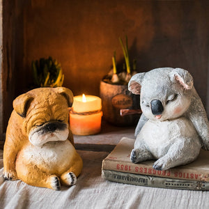 Sleeping English Bulldog Garden Statue-Home Decor-Dogs, English Bulldog, Home Decor, Statue-7