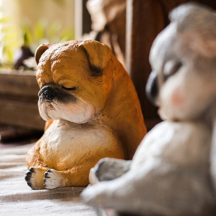 Sleeping English Bulldog Garden Statue-Home Decor-Dogs, English Bulldog, Home Decor, Statue-English Bulldog-1