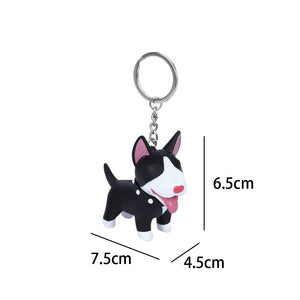 Smiling Bull Terrier Love Keychain-Accessories-Accessories, Bull Terrier, Dogs, Keychain-7