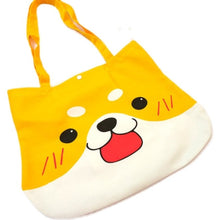 Load image into Gallery viewer, Smiling Shiba Inu Love Canvas Handbag-Accessories-Accessories, Bags, Dogs, Shiba Inu-7